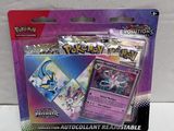 a close up of a package of pokemon cards on a table