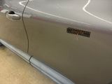 a car that has a sticker on the side of it