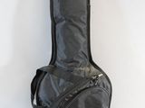 a guitar case that is sitting on the floor
