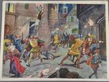 illustration of a scene from the story of shakespeare ' s hamlet