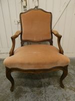 Paire de fauteuils en noyer, à dossiers plats - Epoque Louis… (photo 2)