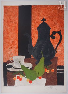 GANNE Yves (1931-2019) L'heure du thé