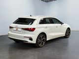 the rear end of a white audi vehicle parked in a showroom