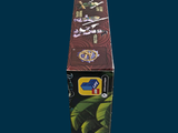 a box that has some kind of sticker on it
