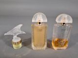 deux flacons de parfum posés l'un à côté de l'autre sur une table