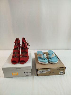 Lot de 2 - VERSACE 19.69 - Sandales à talons et tongs compen…