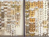 a picture of a window with a lot of butterflies on it