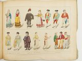 many different types of people dressed in different outfits