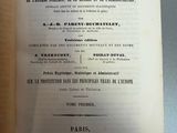 an open book with a title in french on it