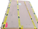 a picture of a cardboard box with tape wrapped around it