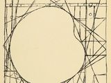 an image of a drawing of a circle with lines in it