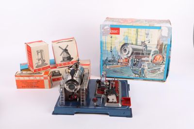 a box of toys and a box of boxes on a white surface
