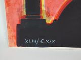 an image of a painting of a clock on a wall