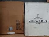 a box that is sitting next to a box with a logo on it
