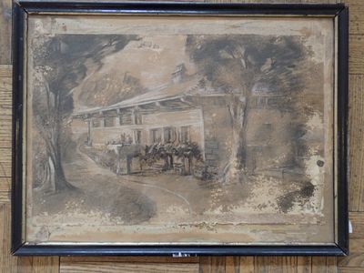une image d'un tableau sur le mur d'une maison