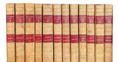 LESAGE (Alain-René). Œuvres. Paris, Antoine Augustin Renouar…