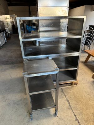 P38: 2 Etagères inox + sellette inox - Photo 1