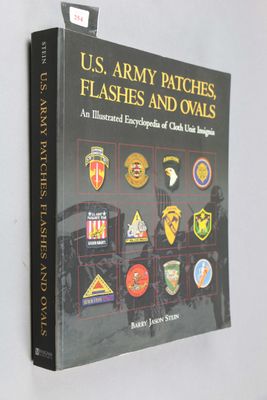 the book cover of u s army patches, flashes and ovals an illustrated encyclopedia of china ' s military insignias