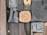 many different type of letters and numbers in a box