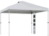 a close up of a white tent on a white background