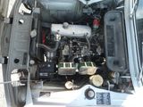 a small engine in the back of a car