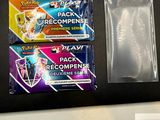 de nombreux types de cartes Pokémon exposées