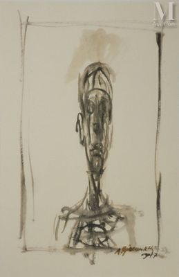 dessin représentant un homme sur une photo en noir et blanc, avec un cadre photo en arrière-plan