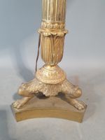 Candélabre d'époque Restauration à fût cannelé et feuillagé … (photo 3)