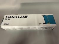 Lampe de piano GEWA Pl-78 noir. (photo 2)