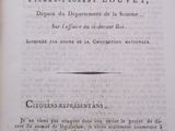 an open book with a black and white title on it