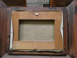 a picture of an old picture in a wooden frame