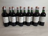 a group of bottles of wine sitting on top of a table