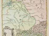 une vieille carte du royaume d'Angleterre et du Pays de Galles