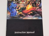 an instruction manual for a video game called king of dragon