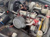 a car engine with a lot of rust on it