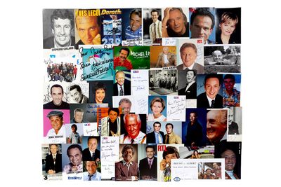 Important ensemble d'autographes et photographies signées : …