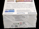 a box of pokemon trading cards sitting on a table