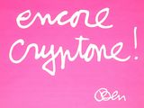 an image of a close up of a pink bag with writing on it