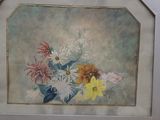 a picture of a picture of flowers in a picture frame