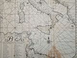an old map of the british isles, with the names of the islands