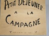 a sign that says petit deleuuerd a la campagne on it