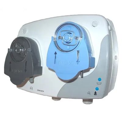 an image of a blue and white machine on a white background