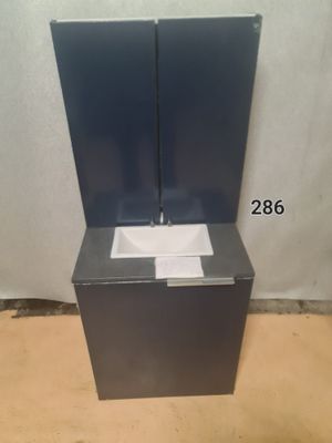 Meuble de salle de bain avec vasque et armoire suspendu de l…