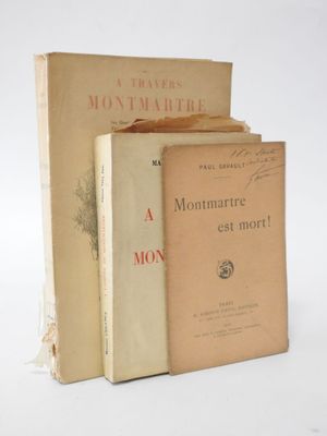 three books are stacked on top of each other on a white surface