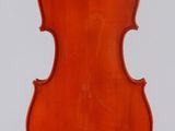 an old violin with a bow on a white background