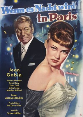 an image of a movie poster with a woman in a dress and a man in a tuxedo