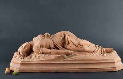 Pierre-Marie OGE, 1817-1867 Virginie allongée