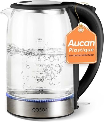 2.557//COSORI Bouilloire Électrique en Verre, 1,7L, 2200 Wat…