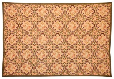 TAPIS AU PETIT POINT