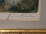 a picture of a painting on the wall of a room